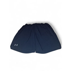 Men's UnderArmour Running Shorts Navy Blue Size Large Loose/Coupe